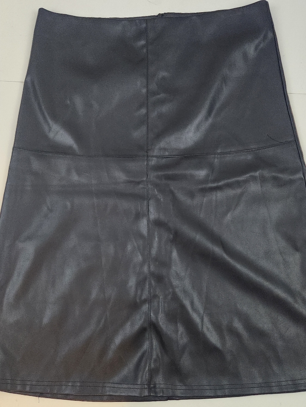 Soho Apparel Black Faux Leather Mini Skirt